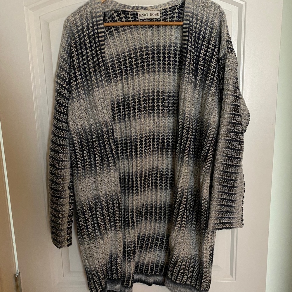 Striped cardigan
